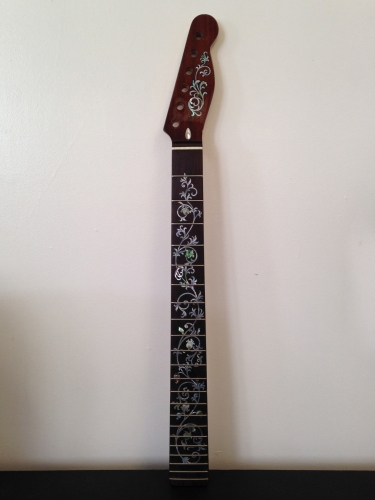 Inlaid Neck for Telecaster - High Quality Abalone and Pearl inlay TE166