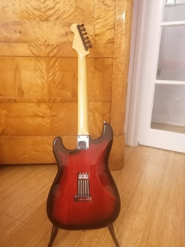 Amazing Baritone/Drop C Top Quality (Unique & Very Rare) Fender Partscaster Modified Custom Guitar including Padded Gig-Bag!!