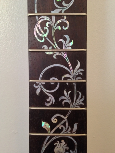 Inlaid Neck for Telecaster - High Quality Abalone and Pearl inlay TE166