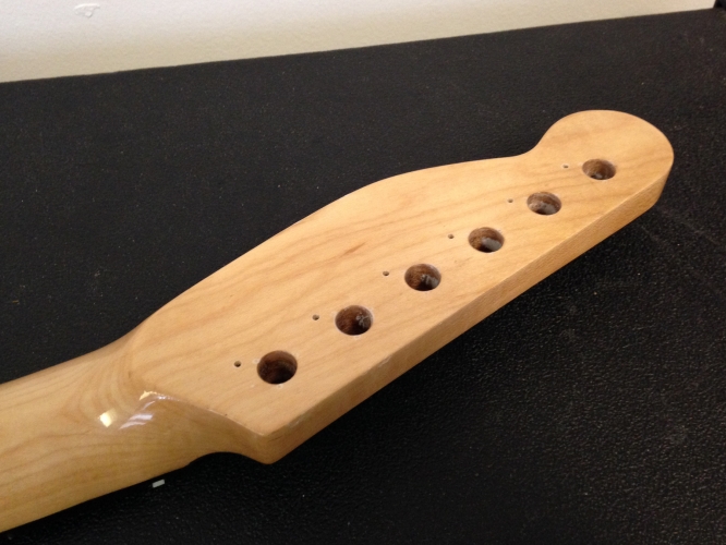 Inlaid Neck for Telecaster - High Quality Abalone and Pearl inlay TE166