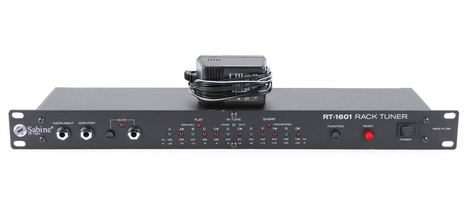 Sabine RT-1601 Rack Mountable Auto Tuner - One of the Best Rack Tuners!